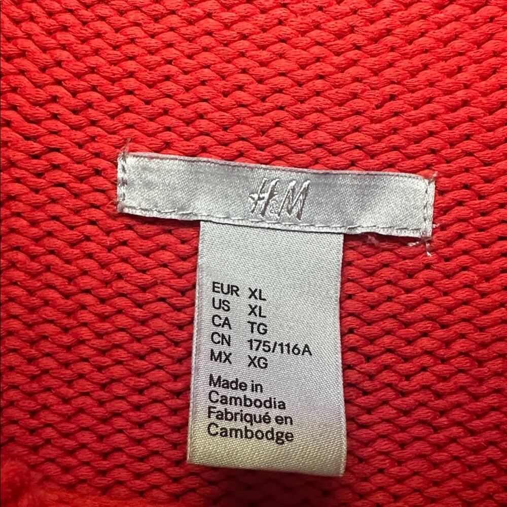 H&M Vibrant Red Cowl Neck Sweater - Picture 3 of 7